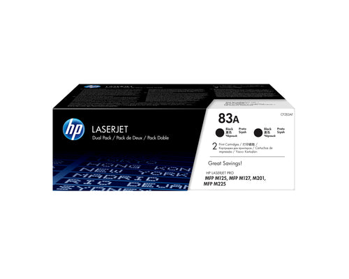 HP Toner-Multipack 83A – Schwarz, 1500 Seiten
