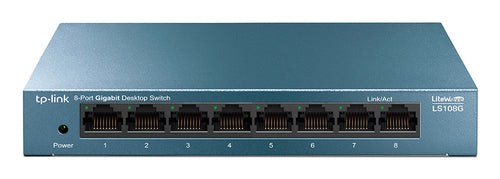 TP-Link LS108G – Switch – 8×GbE, Blau