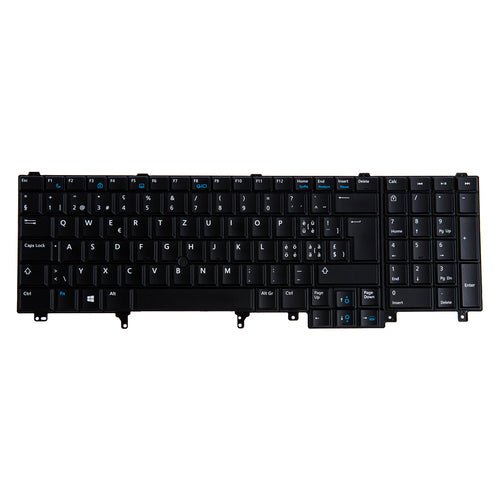 Origin Storage KB-GYP2N – Notebook-Ersatztastatur – beleuchtet – QWERTZ (CH) – für Dell Latitude E5550