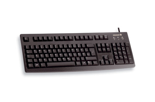 CHERRY G83-6104 – Tastatur, kabelgebunden (USB-A), US-Layout (EN) – für Windows