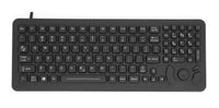 Honeywell 340-053-003-DB9P – Tastatur, kabelgebunden, Fullsize (mit Ziffernblock), beleuchtet, schwarz