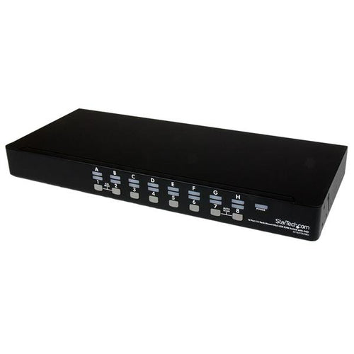 StarTech.com 16-Port VGA KVM-Switch – 1920 × 1440, USB 2.0-Hub, Rack 1U