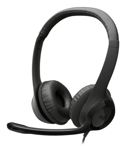 Logitech H390 – Duo Headset – USB-C – Schwarz