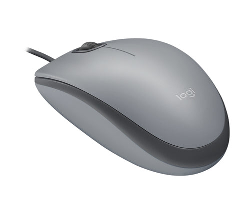 Logitech M110 Silent Maus – Grau