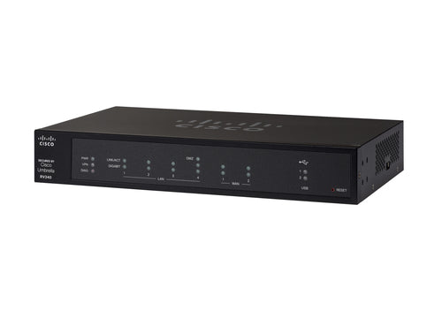 Cisco RV340 – VPN-Router – 4×GbE, Dual-WAN, IPsec/L2TP/SSL VPN, rackfähig