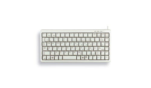 CHERRY G84-4100 – Tastatur, kabelgebunden (USB), FR-Layout (FR), Grau – für Windows