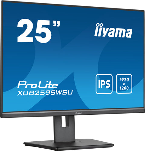 iiyama XUB2595WSU-B5 – Monitor, 25", IPS, 300 cd/m², VGA, HDMI, DisplayPort