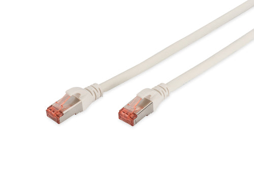 Digitus CAT 6 Patchkabel – 1 m, Weiss, geschirmt, LSZH