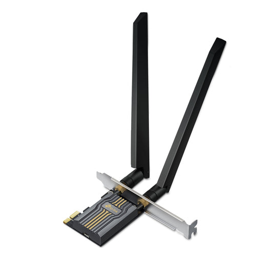 TP-Link BE6500 – PCIe WLAN-Karte, Wi-Fi 7 (802.11be), 2,88 Gbit/s, Tri-Band (2,4/5/6 GHz), für PC