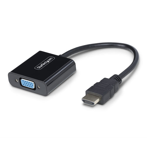 StarTech.com Aktiver HDMI-zu-VGA-Adapter – 1920 × 1200 @ 75 Hz, 18,9 cm, für HDMI-Quellen und VGA-Monitore