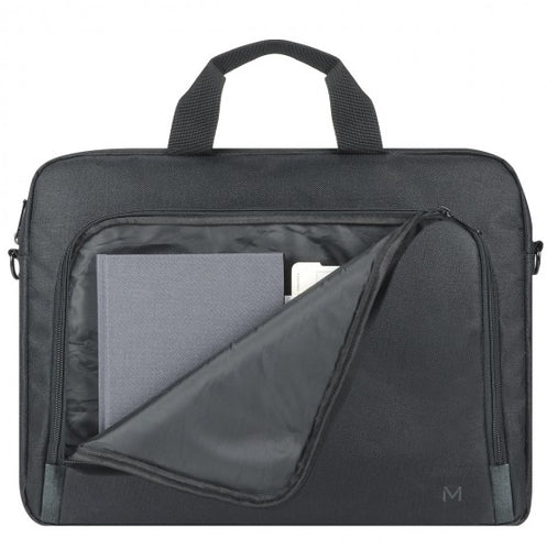 Mobilis Notebook-Tasche bis 14" – 30% recycelt, GRS – Schwarz