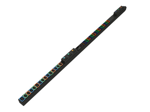 Vertiv UI30007L Mess-PDU 22 kVA – Überwacht Strom/Leistung/Spannung – 0U senkrecht – 30 AC-Ausgänge C13/C19