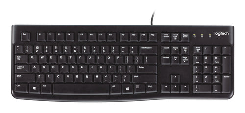 Logitech K120 – Tastatur, HEB-Layout (HEB), Schwarz