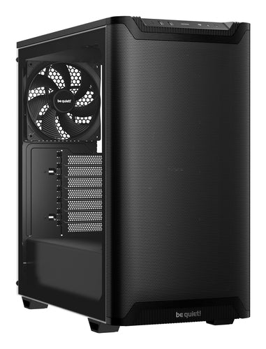 be quiet! be quiet Pure Base 501 Window – Midi Tower, Schwarz, Seitenfenster, 1×140 mm vorne, 1×140 mm hinten, ATX