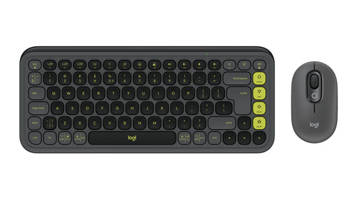 Logitech POP Icon Combo – Tastatur-Maus-Set – Mini – Schere – Bluetooth – QWERTY (US-INT) – Graphit