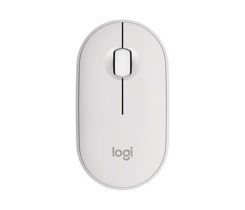 Logitech Pebble Mouse 2 M350S Maus – Weiss