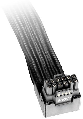 be quiet! be quiet 12VHPWR Stromkabel – 12V-2×6–12VHPWR, 0,7 m, 90° abgewinkelt, Schwarz