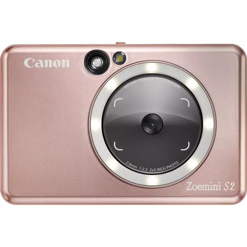 Canon Zoemini S2 – Hybrid-Sofortbildkamera 2×3″, Roségold