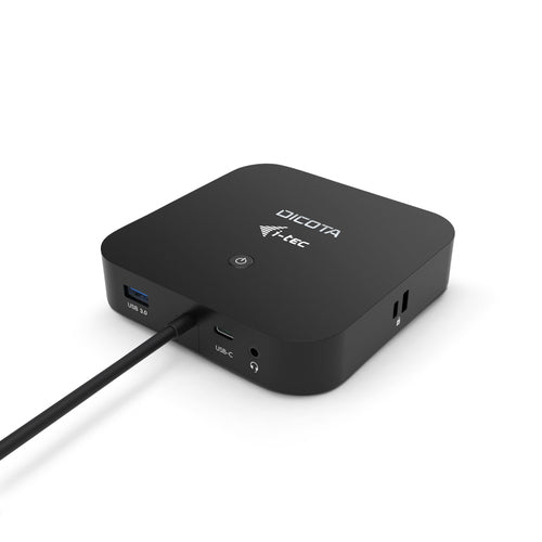 DICOTA D31949-UK Dockingstation – USB-C, 1× DP, 1× HDMI, 2× USB-A, 100 W PD, für Windows/Mac/Linux