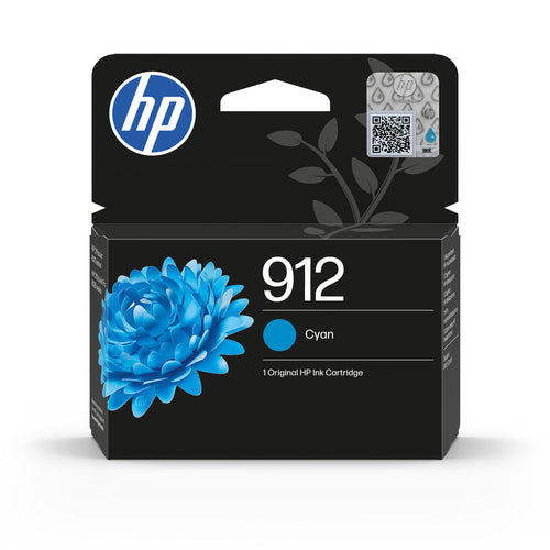 HP 912 Cyan Tintenpatrone (Original) – 315 Seiten – für OfficeJet, OfficeJet Pro