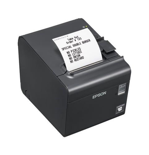 Epson TM-L90LF – Etikettendrucker (Thermodirekt), linerfrei, USB/LAN