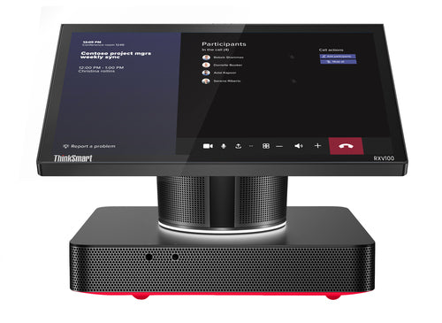 AudioCodes RXV100-B05 – Full HD Videokonferenzsystem, für 8 Personen, mit Touch-Controller, Schwarz