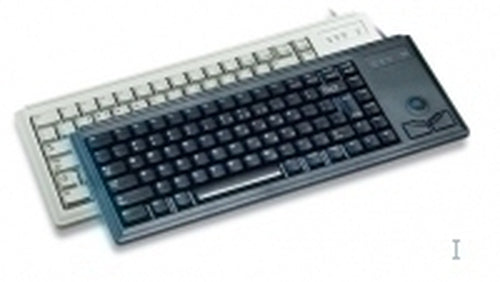 CHERRY G84-4400 – Tastatur, kabelgebunden (USB-A), US-Layout (EN), Fullsize (mit Ziffernblock), mit Trackball