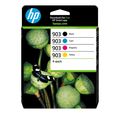 HP Tintenpatronen-Multipack 903, CMYK, 4er-Pack – für OfficeJet, Envy, DeskJet und andere