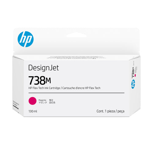 HP Tintenpatrone 738M, Magenta, 130 ml, Original