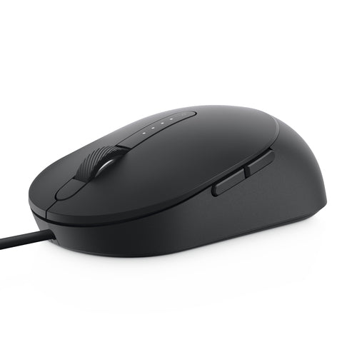 DELL MS3220 – Maus – Kabelgebunden (USB‑A), 3200 DPI, beidhändig, Schwarz