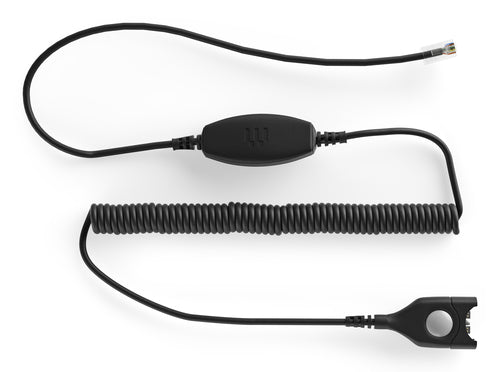 EPOS Bottom Kabel ED – Headset-/Audio-Kabel & Adapter, EasyDisconnect, Modularstecker, Spiralkabel, Code 24