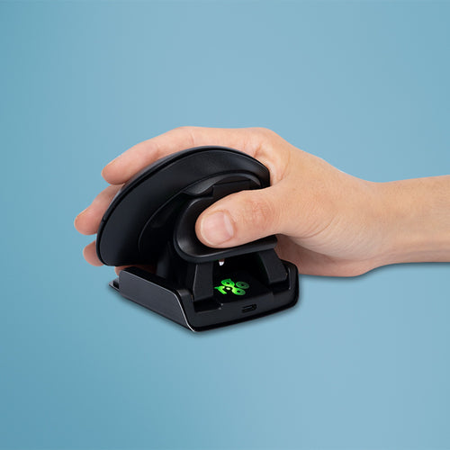 R-Go Tools Twister Ergonomische Maus – kabellos/kabelgebunden