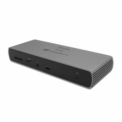 DICOTA D32006-UK Thunderbolt-Hub 6 Thunderbolt 4, 4 USB-A, 96 W PD, 2.5GbE, SD, 3,5 mm Audio, TB4 und 2