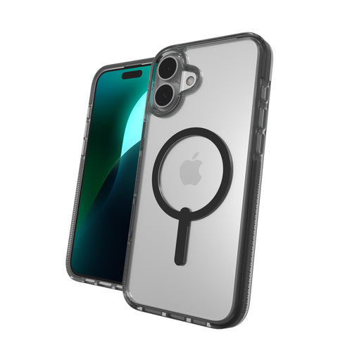 ZAGG Backcover Snap – für Apple iPhone 16 Plus – Santa Cruz, schwarz