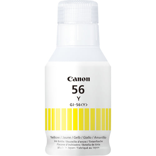 Canon Tintenpatrone GI-56Y, Gelb, 14'000 Seiten – für Inkjetdrucker/Multifunktionsgeräte