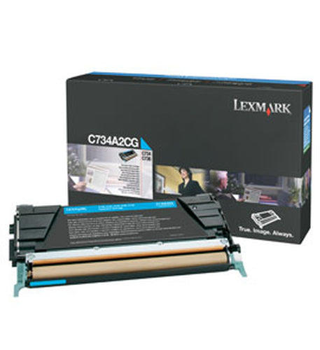 Lexmark Toner – Cyan, 6000 Seiten – für Lexmark X734/X746/X738