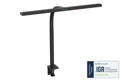 Digitus Tischleuchte – LED 16 W, 2400 lm, 80 cm – Schwarz