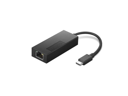 Lenovo Netzwerkadapter USB-C zu RJ-45 – 2,5 Gbit/s, Hot-Plug, für Windows 10, Schwarz