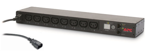 APC Rack-PDU gemessen, geschaltet, 8× IEC C13, 10 A, Stecker IEC C14, 0U/1U, 2,3 kW