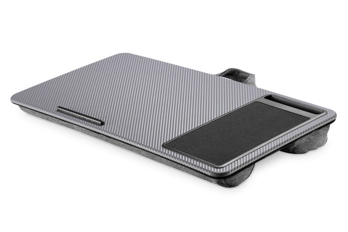 Digitus Laptop-Ständer – bis 17", mit Smartphone-Halterung, mit Mauspad – Grau