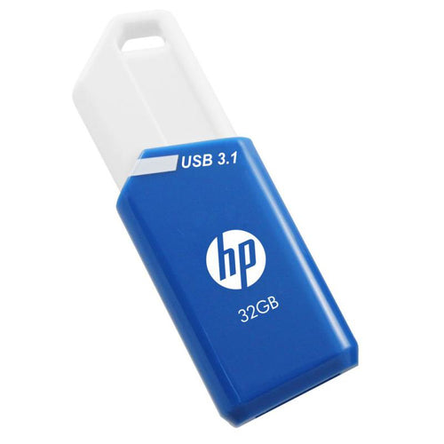 HP x755w USB-Stick 32 GB – USB-A 3.2 Gen 1, 75/30 MB/s, Diamant, Blau, Weiss