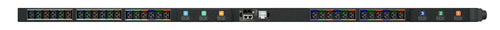 Vertiv VP4UV0A2 Rack-PDU überwacht, 30 AC-Ausgänge (C13/C19) – 0U senkrecht, Kabellänge 3 m – schwarz