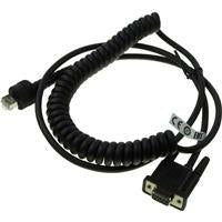 Datalogic RS-232-Kabel – CAB-549 – RS-232 auf RJ45, 9-polig (Buchse), gerade – für PowerScan 9600 – 2,4 m