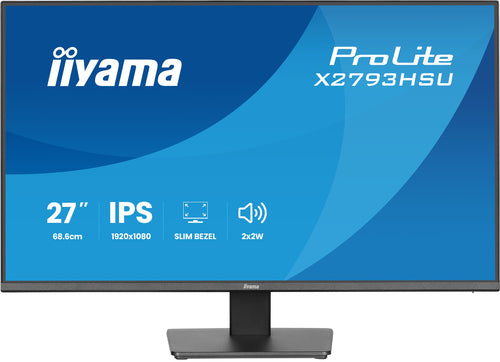 iiyama Monitor, 27", 1920 × 1080 (Full HD), IPS