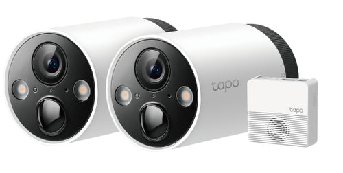 TP-Link Tapo C420S2 IP-Sicherheitskamera – 3,7 MP, Reichweite 850 m, IP65, Weiss