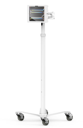 Compulocks Gerätewagen – für Apple iPad Pro 11" (M4, 2024) – abschliessbar, VESA 75×75/100×100 – Weiss