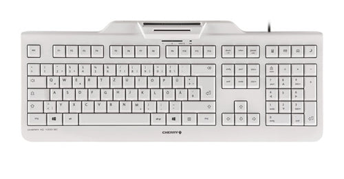 CHERRY KC 1000 SC – Tastatur, kabelgebunden (USB), FR-Layout (FR), Fullsize (mit Ziffernblock) – für Windows