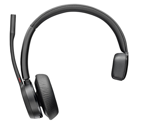 Poly Voyager 4310 Office-Headset – On-Ear, Mono, BT, USB-C, Schwarz, BT 5.2