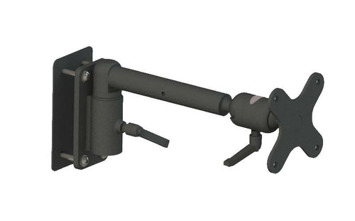 Gamber-Johnson 7160-1132-07 – Monitorarm Tischhalterung – VESA 75×75 mm – pivot/drehbar, Schwarz