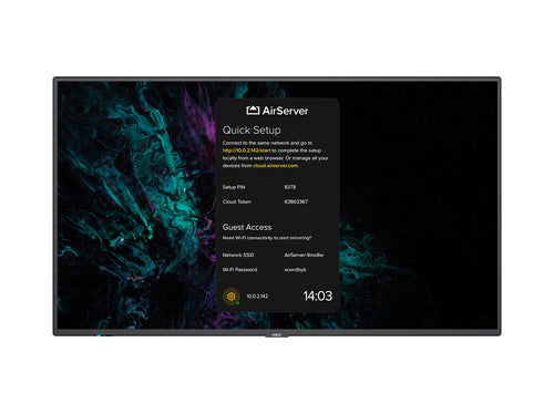 NEC MultiSync M551 – 55", 3840 × 2160 (4K), IPS, LAN